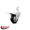 Service Caster 3.5 Inch Black Poly Swivel 7/8 Inch Square Stem Caster with Total Lock Brake SCC SCC-SQTTL20S3514-PPUB-BLK-78 - alternate 4
